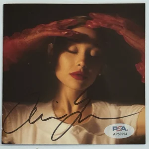 Ariana Grande SIGNED Eternal Sunshine CD Book PSA DNA COA Wicked FULL AUTOGRAPH