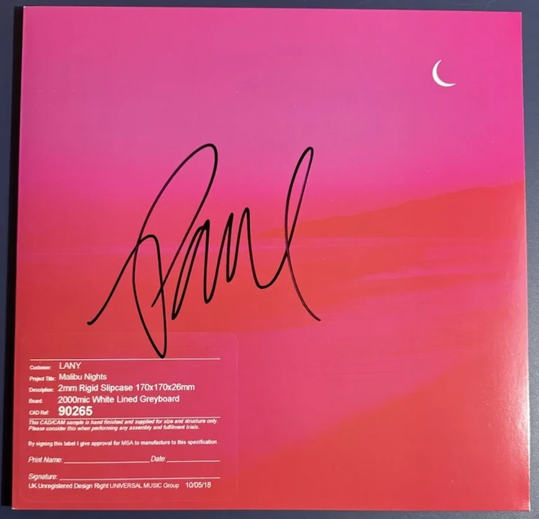 PAUL KLEIN SIGNED MALIBU NIGHTS LANY BAND VINYL ALBUM AUTOGRAPH AUTHENTIC COA