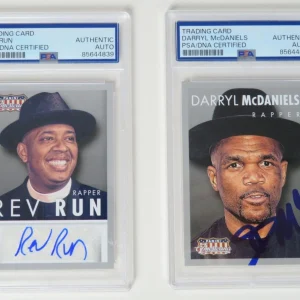 RUN DMC Signed Autograph Auto 2015 Panini Americana Rookie Card x2 PSA JSA