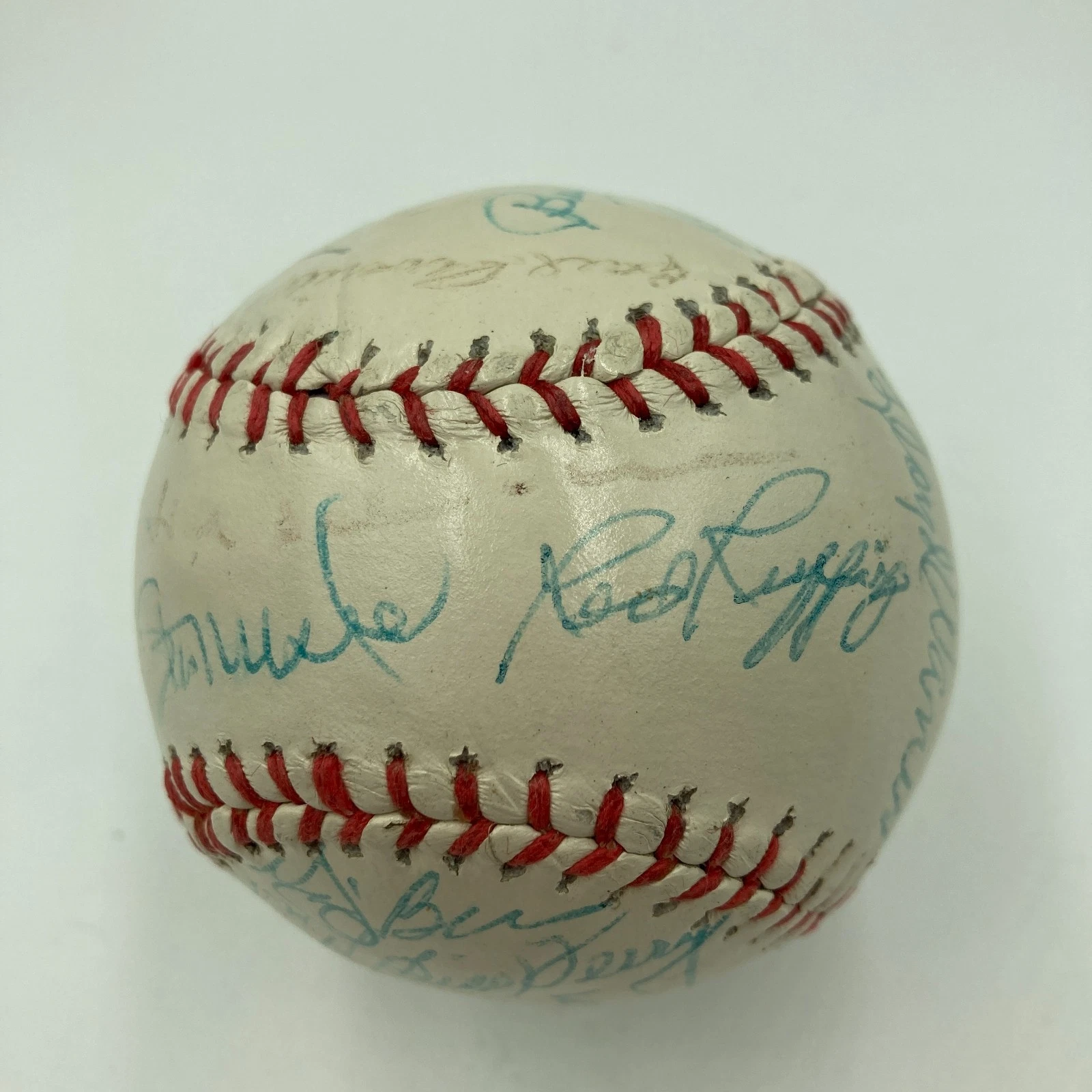 Hall Of Fame Multi Signed Baseball Red Ruffing Goose Goslin Rube ...