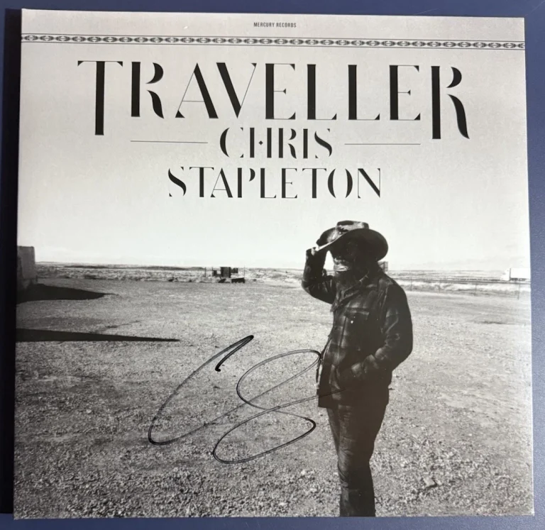 CHRIS STAPLETON SIGNED THE TRAVELER ALBUM VINYL COUNTRY AUTOGRAPH COA
