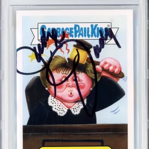 2016 Topps Garbage Pail Kids GPK Insane Jane Judge Judy SIGNED Beckett BAS AUTO