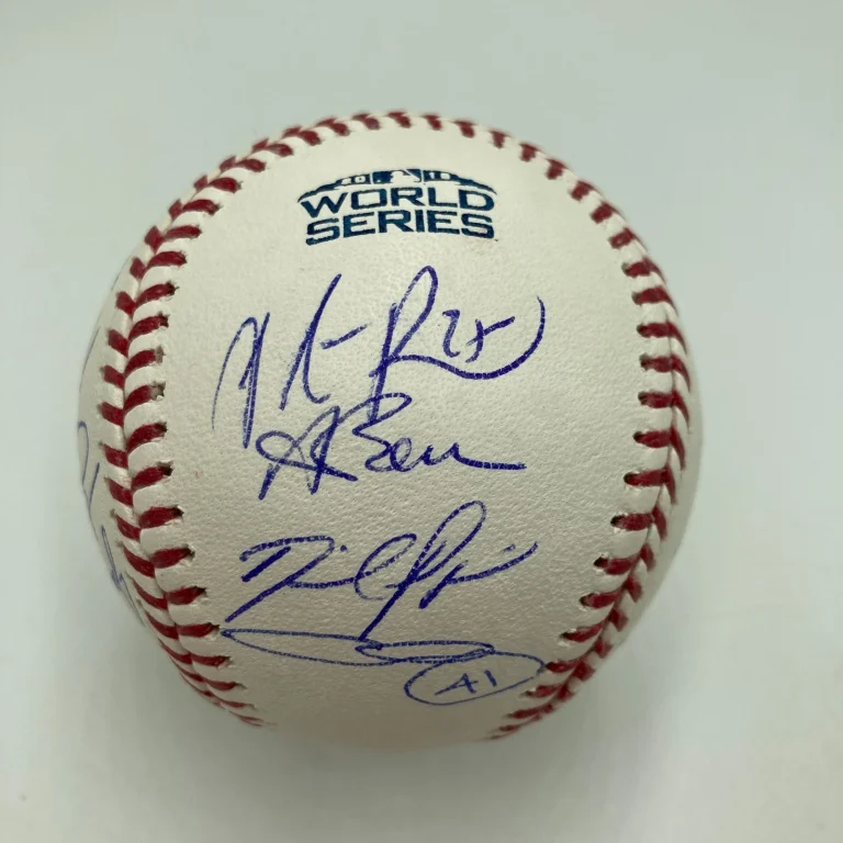 2018 Boston Red Sox World Series Champs Team Signed World Series Baseball JSA