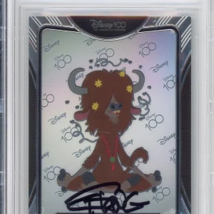 2023 Kakawow Chrome Disney 100 Yax The Yak Zootopia Tommy Chong BAS Beckett COA