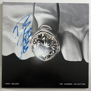 POST MALONE SIGNED THE DIAMOND COLLECTION VINYL ALBUM AUTOGRAPH AUTHENTIC COA