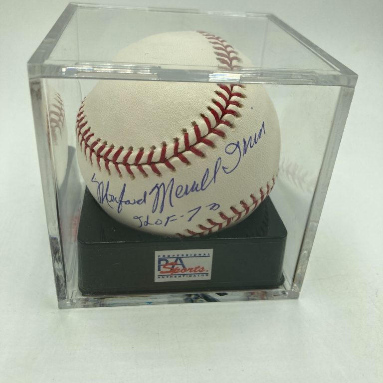 Monte Irvin Full Name Signed Major League Baseball PSA DNA Graded 10 GEM MINT