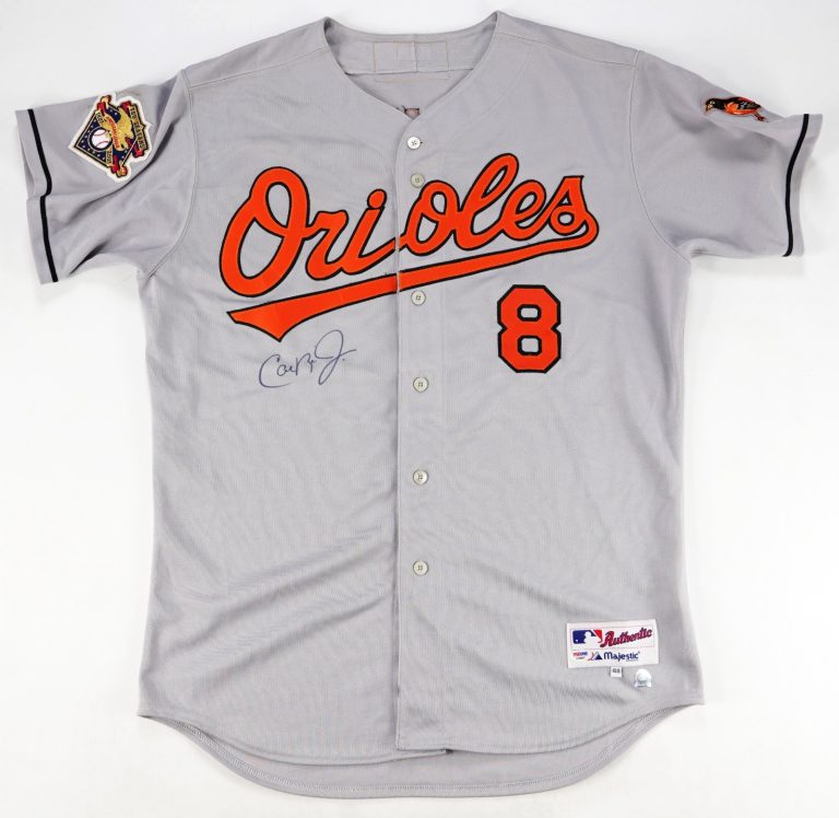 Cal Ripken Jr. Signed 2001 Baltimore Orioles Authentic Majestic Jersey PSA