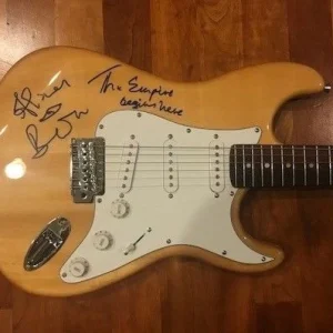 * ARTHUR BROWN * signed electric guitar * GOD OF HELLFIRE * EXACT PROOF *