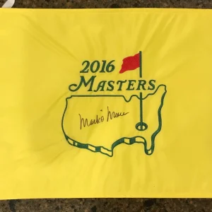 * MARK O'MEARA * signed autographed * MASTERS FLAG * 1998 Winner * 1