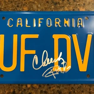* CHEECH & CHONG * signed * MUF DVR * license plate *UP IN SMOKE*EXACT PROOF* 7