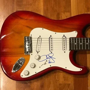 * CHRIS HILLMAN * signed electric guitar * THE BYRDS * THE BURRITO BROTHERS * 1