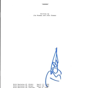 * BILL DUKE * signed autographed movie script * PREDATOR * HUNTER * MAC * 2