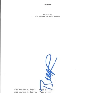 * BILL DUKE * signed autographed movie script * PREDATOR * HUNTER * MAC * 4