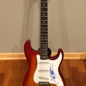 * ERIC MARTIN * signed autographed electric guitar * MR BIG  * PROOF * 2