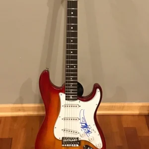 * ERIC MARTIN * signed autographed electric guitar * MR BIG  * PROOF * 3