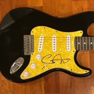 * CARLOS SANTANA * signed autographed electric guitar * WOODSTOCK * SMOOTH * 1
