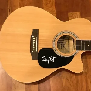 * SAM HUNT * signed autographed acoustic guitar * HOUSE PARTY * PROOF * 1