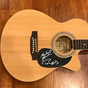 * MICHAEL BREWER & TOM SHIPLEY * signed acoustic guitar * ONE TOKE OVER *