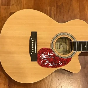 * MICHAEL BREWER & TOM SHIPLEY * signed acoustic guitar * ONE TOKE OVER * 2