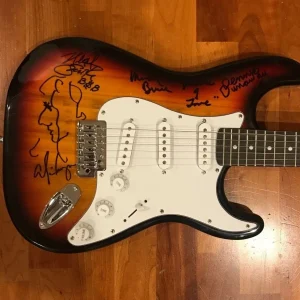 * ALICE COOPER BAND * signed electric guitar *DUNAWAY, SMITH, BRUCE* COA PROOF 1