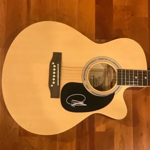 * DUSTIN LYNCH * signed autographed acoustic guitar * SMALL TOWN BOY * 2