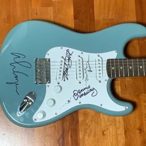 * ALICE COOPER BAND * signed electric guitar *DUNAWAY, SMITH, BRUCE* COA PROOF 2