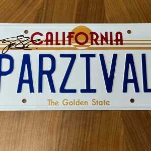 * TYE SHERIDAN * signed license plate * READY PLAYER ONE * PARZIVAL * COA * 1