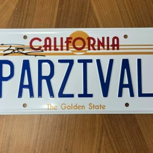 * TYE SHERIDAN * signed license plate * READY PLAYER ONE * PARZIVAL * COA * 2