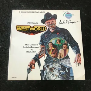 * RICHARD BENJAMIN * signed soundtrack album * WESTWORLD * COA * 1