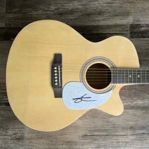 * CHASE RICE * signed acoustic guitar * EYES ON YOU * COA * 4