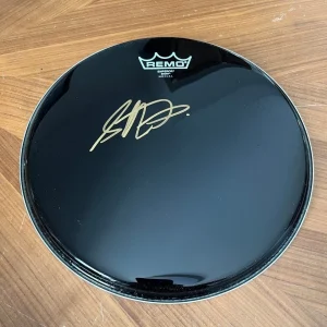 * STEVE FERRONE * signed 12" REMO drumhead * TOM PETTY AND THE HEARTBREAKERS * 2