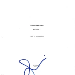 * SARAH WAYNE CALLIES * signed tv script * PRISON BREAK * DR. SARA * COA * 1