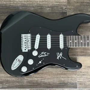 * BLACK PUMAS * signed electric guitar * ERIC BURTON &ADRIAN QUESADA * 1