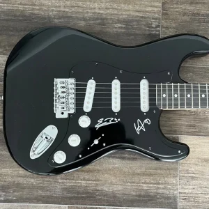 * BLACK PUMAS * signed electric guitar * ERIC BURTON &ADRIAN QUESADA * 3