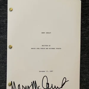 * MARY McCORMACK * signed full movie script * DEEP IMPACT * 2