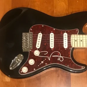 * CARLOS SANTANA * signed autographed electric guitar * WOODSTOCK * SMOOTH * 2