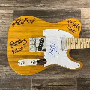 * ALICE COOPER BAND * signed electric guitar *DUNAWAY, SMITH, BRUCE* COA PROOF 9