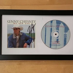 * KENNY CHESNEY * signed framed CD * ME AND YOU * COA * 2