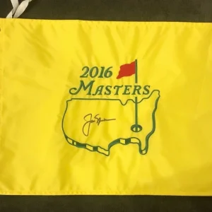 * JACK NICKLAUS * signed autographed * MASTERS FLAG * 6x Winner * PROOF * 8