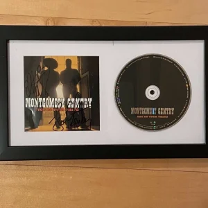 * MONTGOMERY GENTRY * signed framed CD * YOU DO YOUR THING * EDDIE TROY * 1