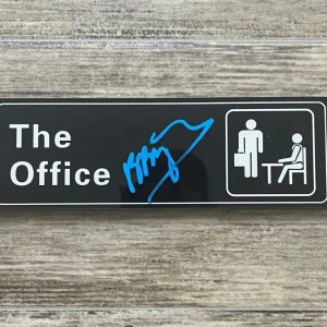* BRIAN BUAMGARTNER * signed office sign * KEVIN MALONE * THE OFFICE * 1
