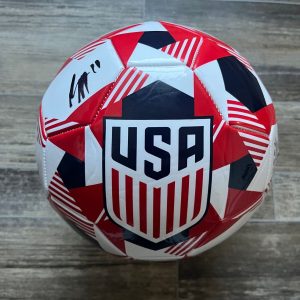 * BRENDEN AARONSON * signed soccer ball * USMNT * USA MENS SOCCER * 4
