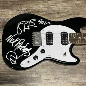 * DURAN DURAN * signed guitar * SIMON LE BON, NICK RHODES, JOHN & ROGER * 2