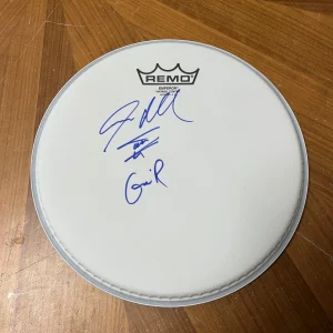 * STEVEN ADLER * signed 10" REMO drumhead * GUNS N' ROSES * DRUMMER * 3