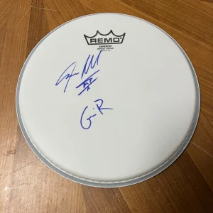 * STEVEN ADLER * signed 10" REMO drumhead * GUNS N' ROSES * DRUMMER * 4
