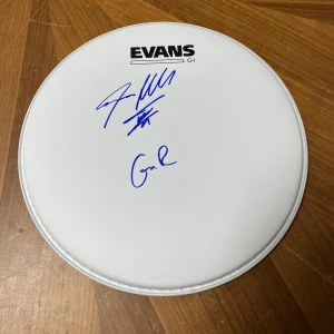 * STEVEN ADLER * signed 10" EVANS drumhead * GUNS N' ROSES * DRUMMER * 3