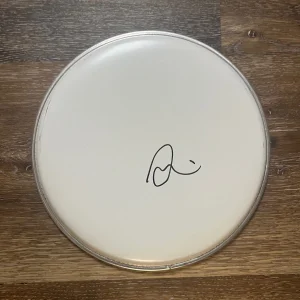 * TAYLOR HAWKINS * signed 10" drumhead * FOO FIGHTERS * 2