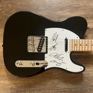 * DISTURBED * signed electric guitar * DAVID DRAIMAN, DAN, MIKE & JOHN * 1