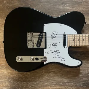 * DISTURBED * signed electric guitar * DAVID DRAIMAN, DAN, MIKE & JOHN * 2