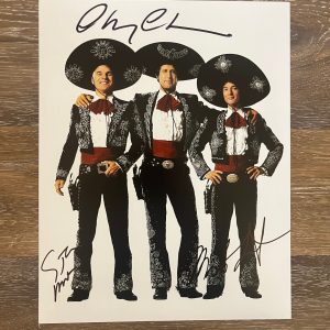 * THREE AMIGOS * signed 11x14 photo * STEVE MARTIN, CHEVY CHASE & MARTIN SHORT *